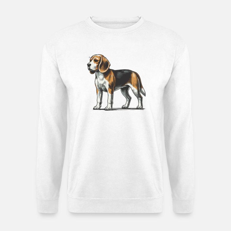 Beagle - Unisex Sweatshirt - white