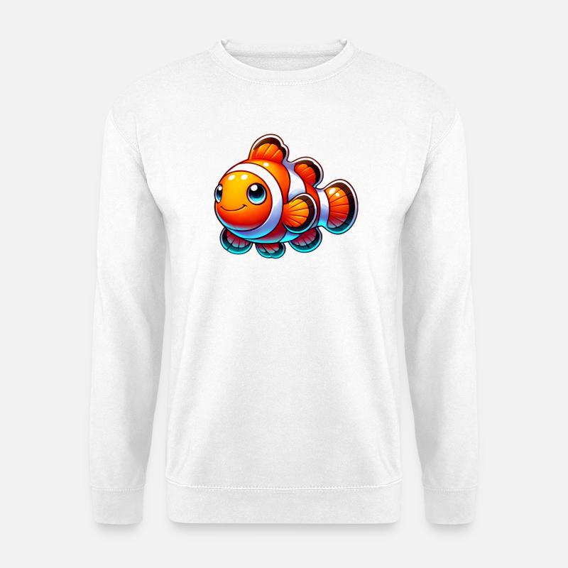Clownfisch - Unisex Pullover - Weiß