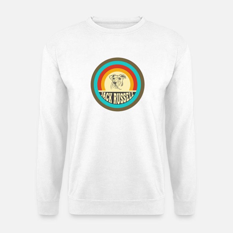 Jack Russell Terrier Design - Unisex Pullover - Weiß