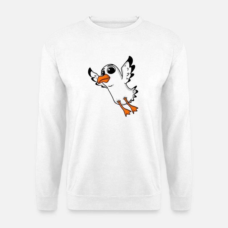 Seagull Bird - Unisex Sweatshirt - white