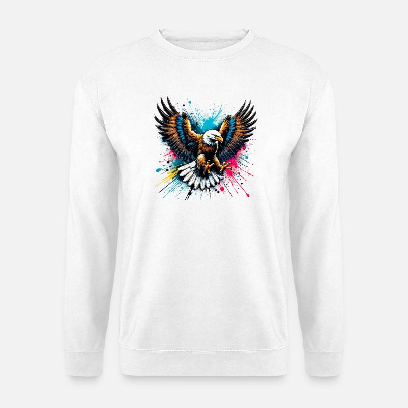Adler - Unisex Pullover - Weiß