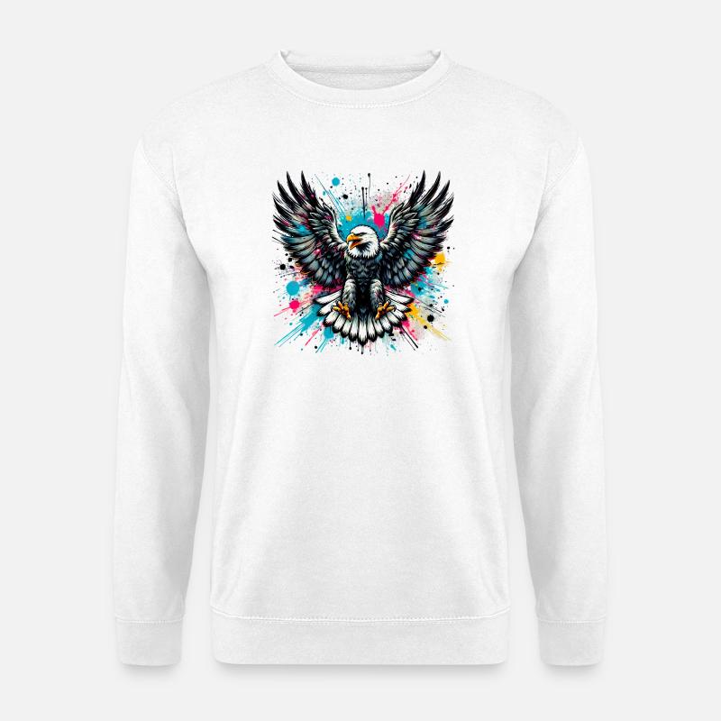 Adler - Unisex Pullover - Weiß