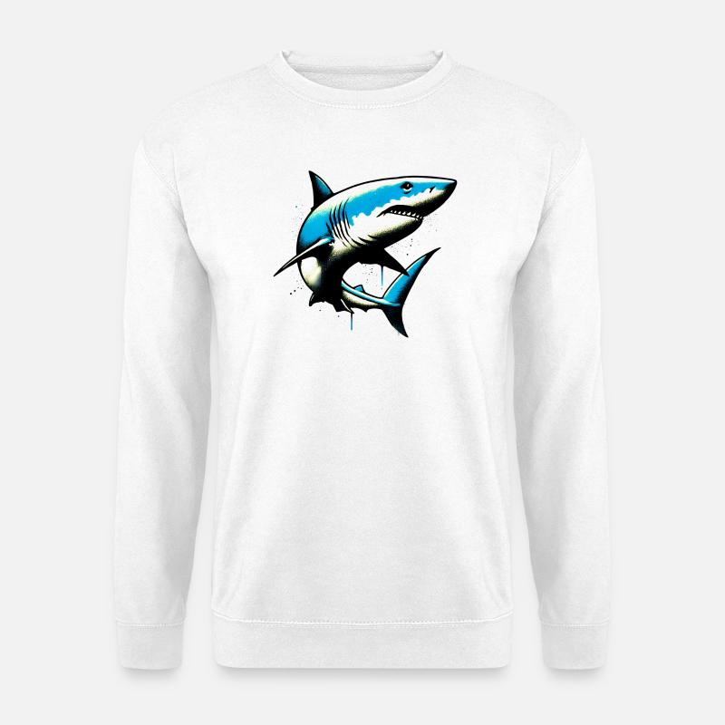 Hai - Unisex Pullover - Weiß