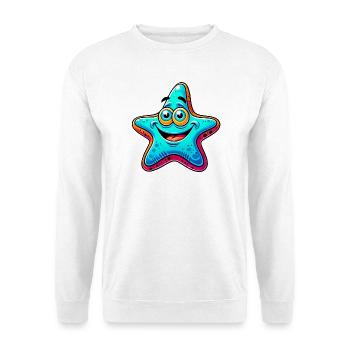 Seestern - Unisex Pullover - Weiß - Vorne