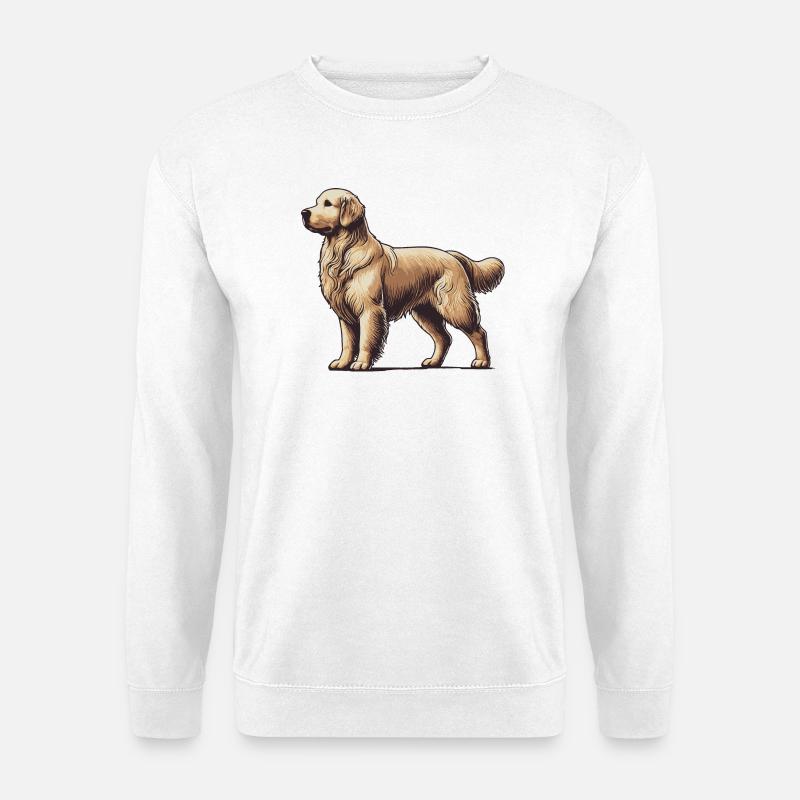 Golden Retriever - Unisex Sweatshirt - white