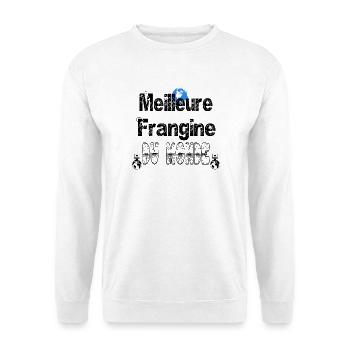 Meilleure Frangine du Monde - Sweat-shirt Unisexe - blanc - Devant