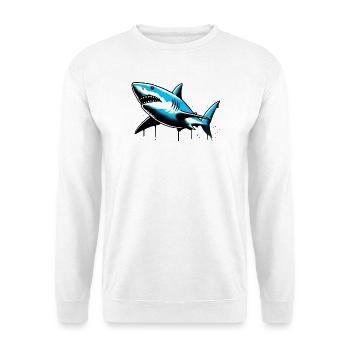 Hai - Unisex Pullover - Weiß - Vorne