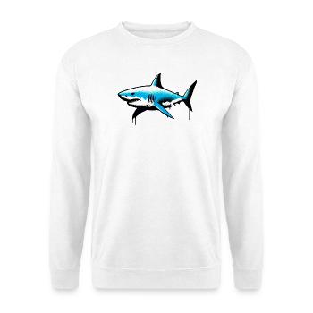 Hai - Unisex Pullover - Weiß - Vorne