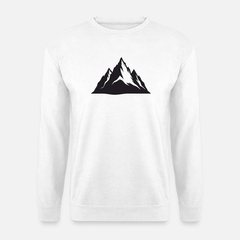 Gebirge - Unisex Pullover - Weiß