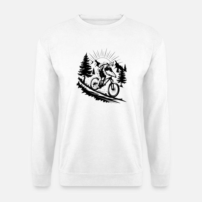 MTB Mountainbike - Unisex Pullover - Weiß