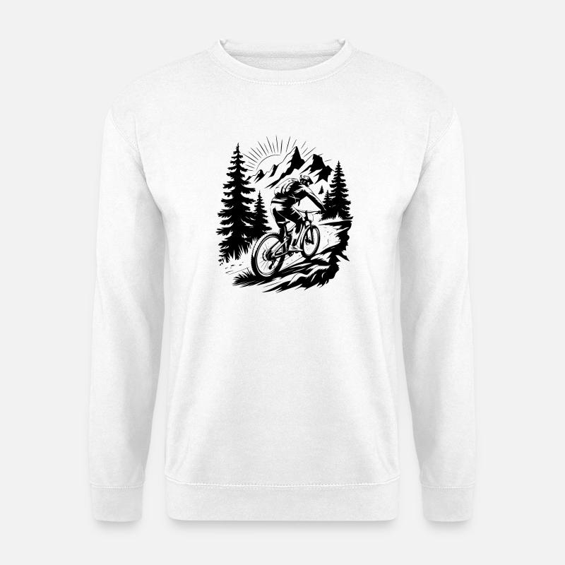 MTB Mountainbike - Unisex Pullover - Weiß