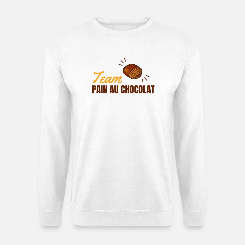 Team Pain Au Chocolat - Unisex Pullover - Weiß