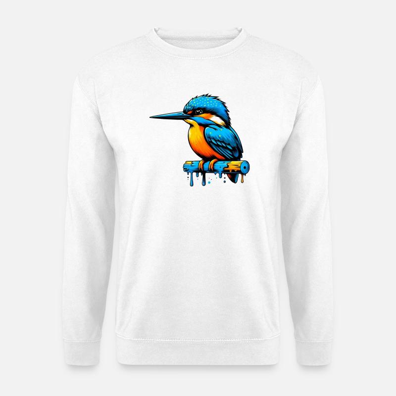 Eisvogel - Unisex Pullover - Weiß