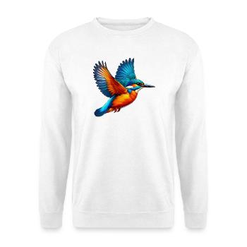 Martin-pêcheur - Sweat-shirt Unisexe - blanc - Devant