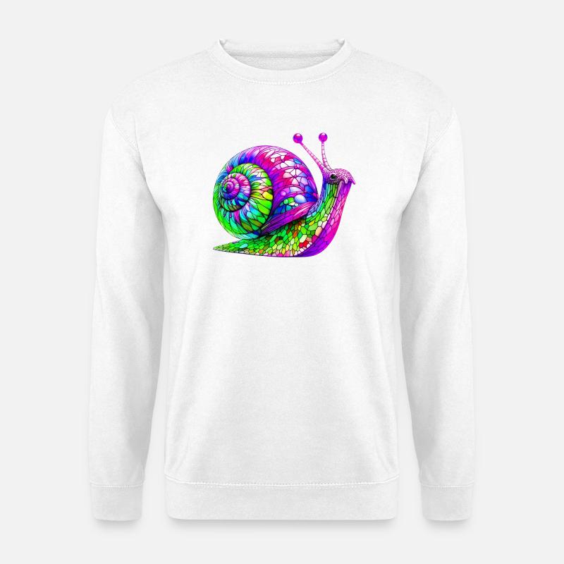 Snail - Unisex Sweatshirt - white