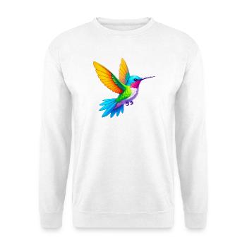 Colibri - Sweat-shirt Unisexe - blanc - Devant