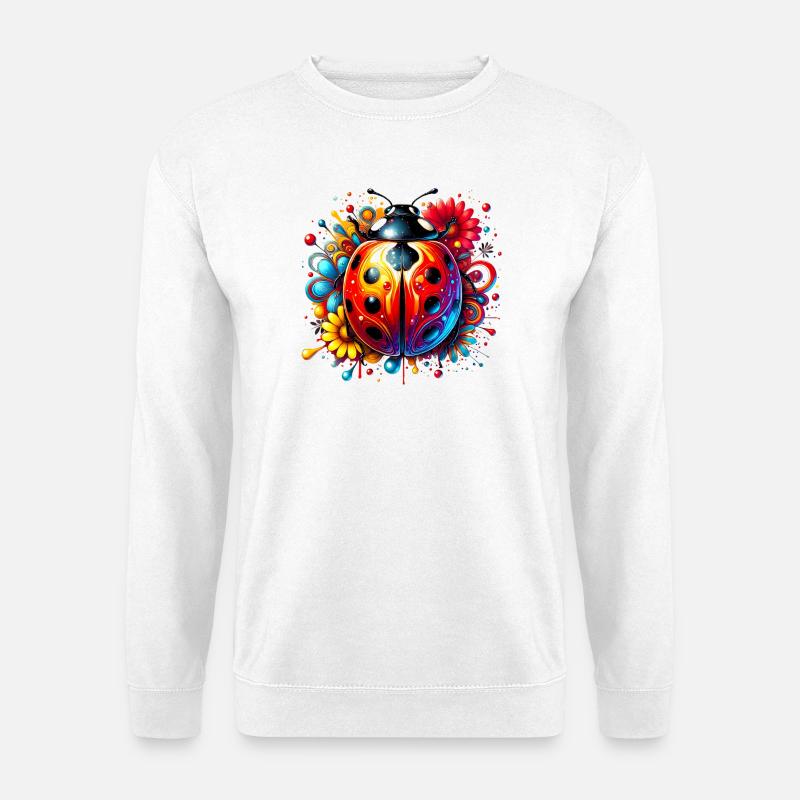 Marienkäfer - Unisex Pullover - Weiß