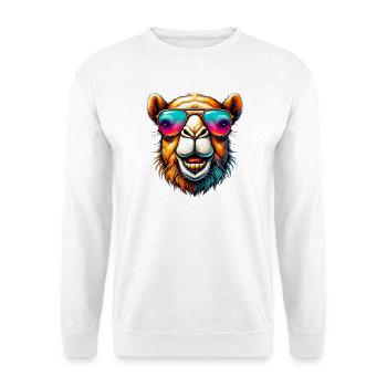 Chameau - Sweat-shirt Unisexe - blanc - Devant