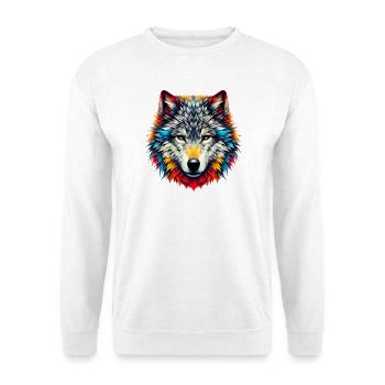 Wolf - Unisex Sweatshirt - white - Front