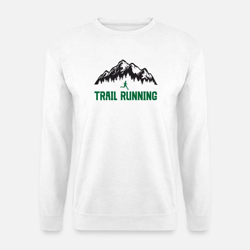 Trailrunning - Unisex Pullover - Weiß