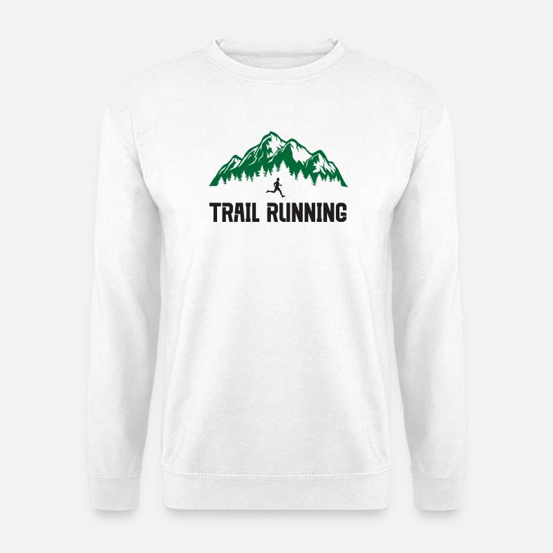 Trailrunning - Unisex Pullover - Weiß