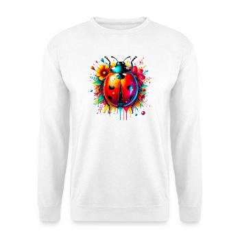 Coccinelle - Sweat-shirt Unisexe - blanc - Devant