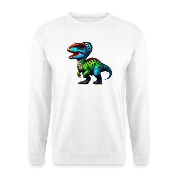 Dinosaurier - Unisex Pullover - Weiß - Vorne