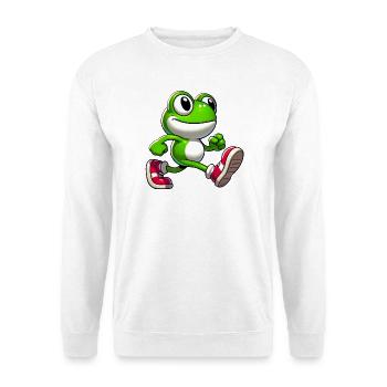 Grenouille - Sweat-shirt Unisexe - blanc - Devant