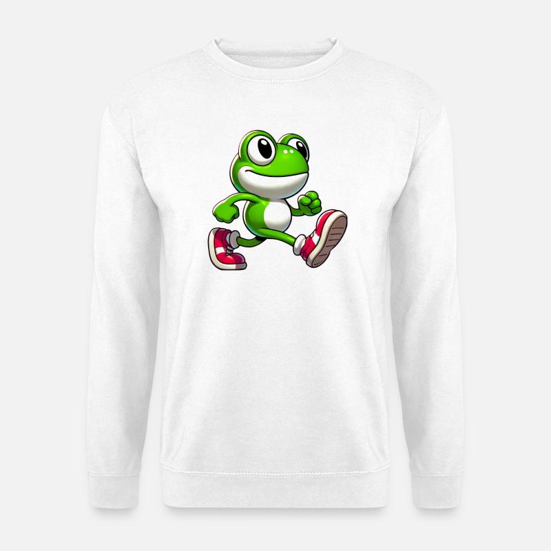 Frosch - Unisex Pullover - Weiß