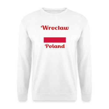 Wrocław, Poland - Stylish prints - Unisex Sweatshirt - white - Front