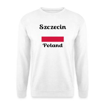Szczecin Poland - Stylish prints - Unisex Sweatshirt - white - Front