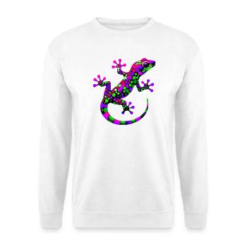 Gecko - Unisex Pullover - Weiß - Vorne