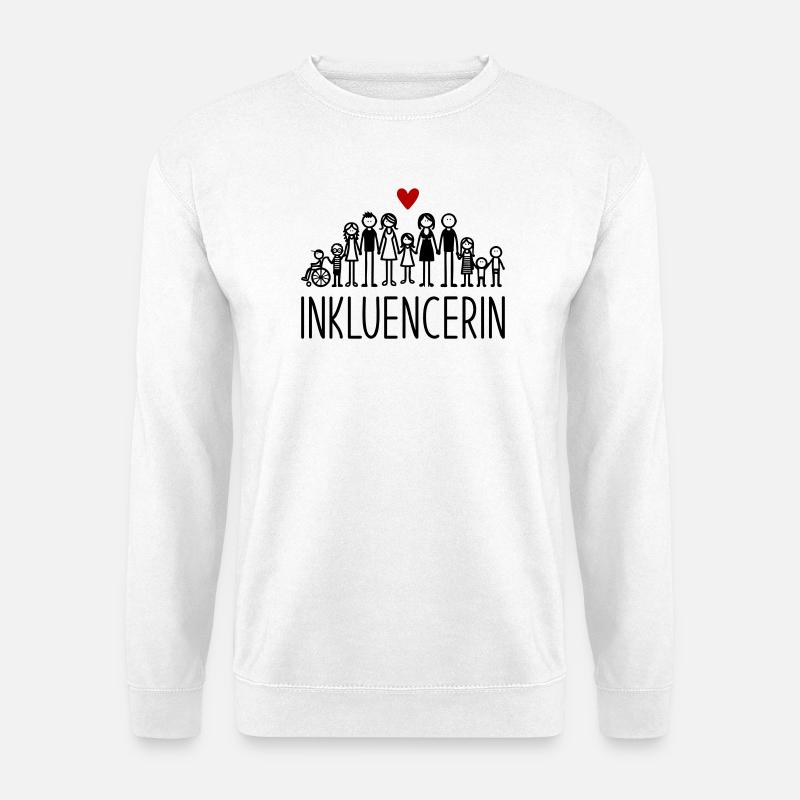 Inkluencerin - Unisex Pullover - Weiß
