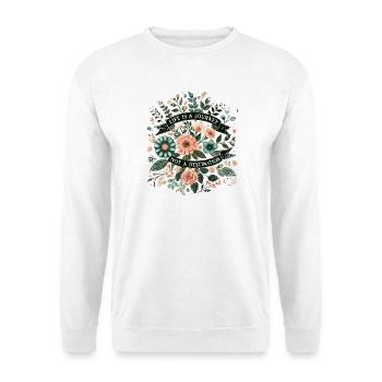Life is a journey not a destination - Unisex Sweatshirt - white - Front