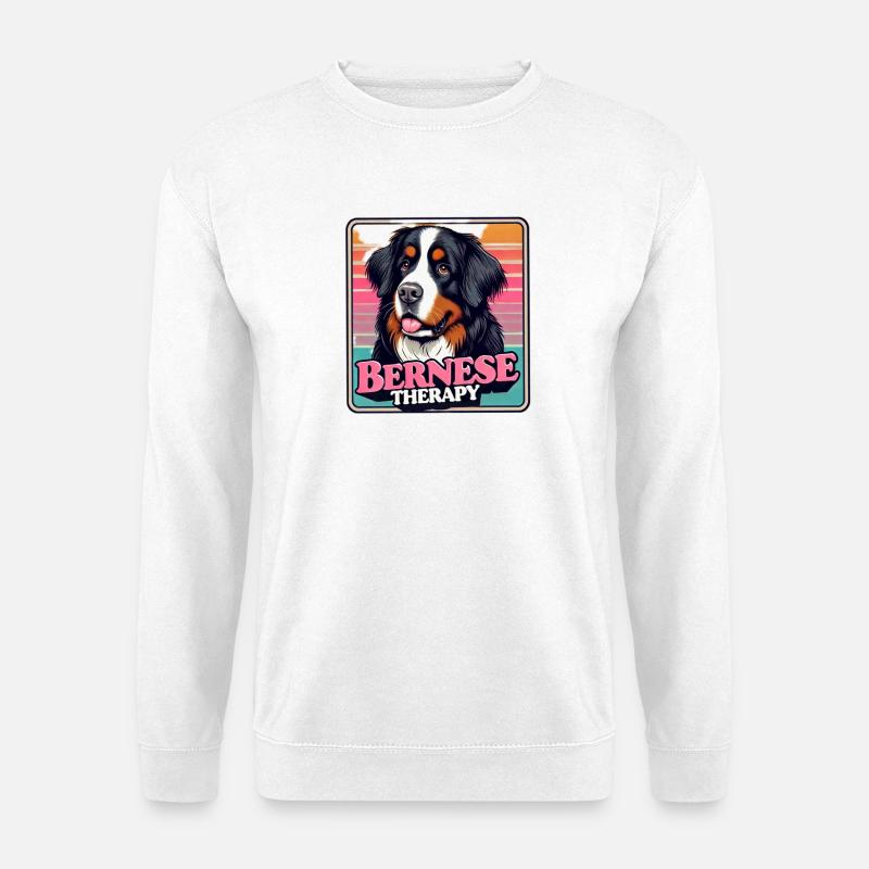 Berner Sennenhund - Unisex Pullover - Weiß