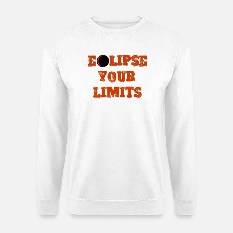 Eclipse your limits 2025 - Sweat-shirt Unisexe - blanc