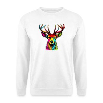 Deer - Unisex Sweatshirt - white - Front