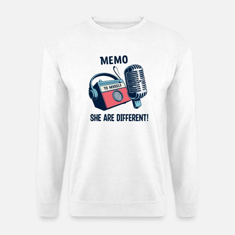 Sie sind anders ! - Unisex Pullover - Weiß
