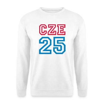 TSCHECHIEN Czech Republic - Unisex Pullover - Weiß - Vorne