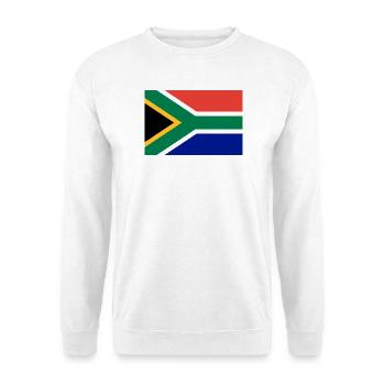 Afrique du Sud Afrique du Sud - Sweat-shirt Unisexe - blanc - Devant