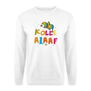 Carnaval de Kölle Alaaf - Sweat-shirt Unisexe - blanc - Devant