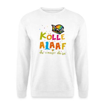 Karneval Alaaf - Unisex Pullover - Weiß - Vorne