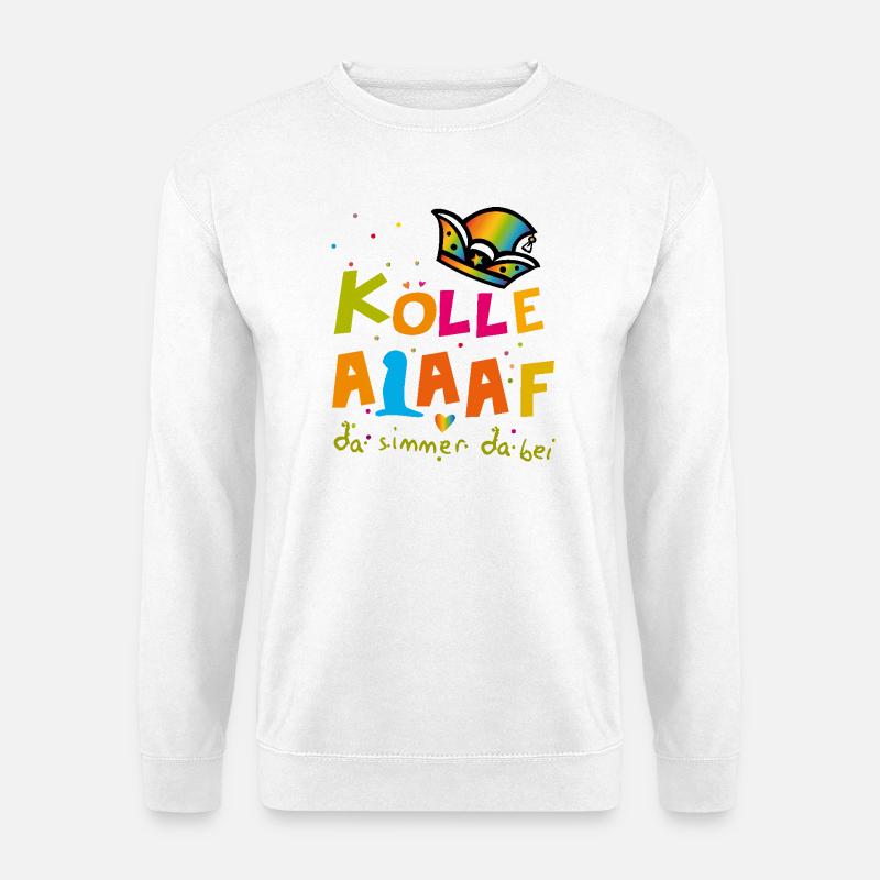 Karneval Alaaf - Unisex Pullover - Weiß