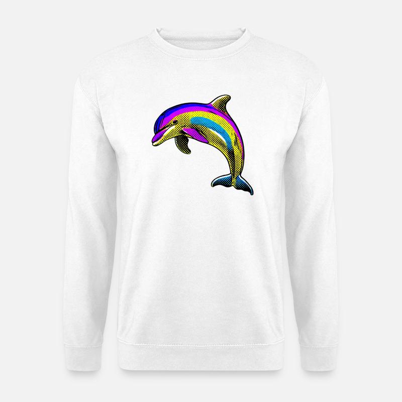 Dolphin - Unisex Sweatshirt - white