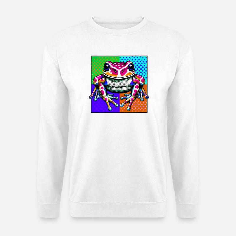 Frosch - Unisex Pullover - Weiß