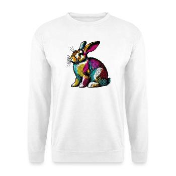 Lapin - Sweat-shirt Unisexe - blanc - Devant