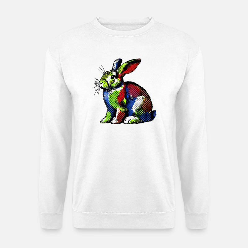 Rabbit - Unisex Sweatshirt - white