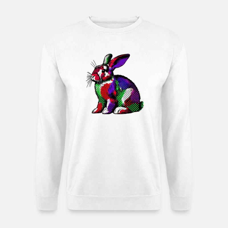Rabbit - Unisex Sweatshirt - white