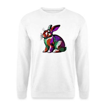 Lapin - Sweat-shirt Unisexe - blanc - Devant