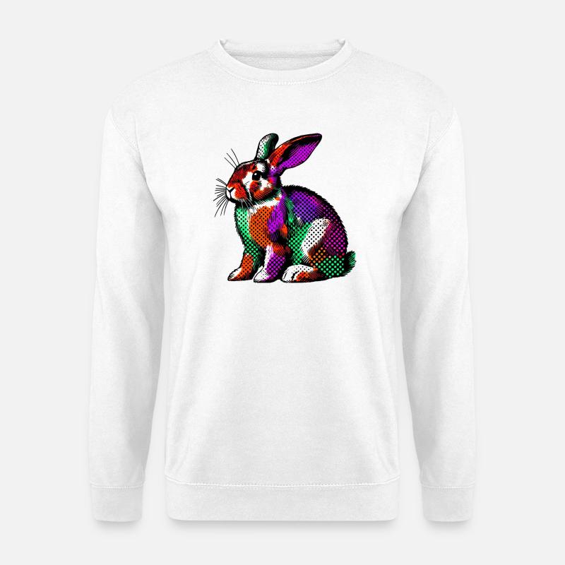 Rabbit - Unisex Sweatshirt - white